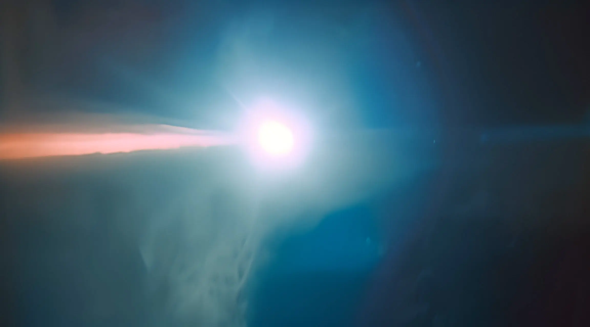 Solar Flare Silhouette Cosmic Video Backdrop